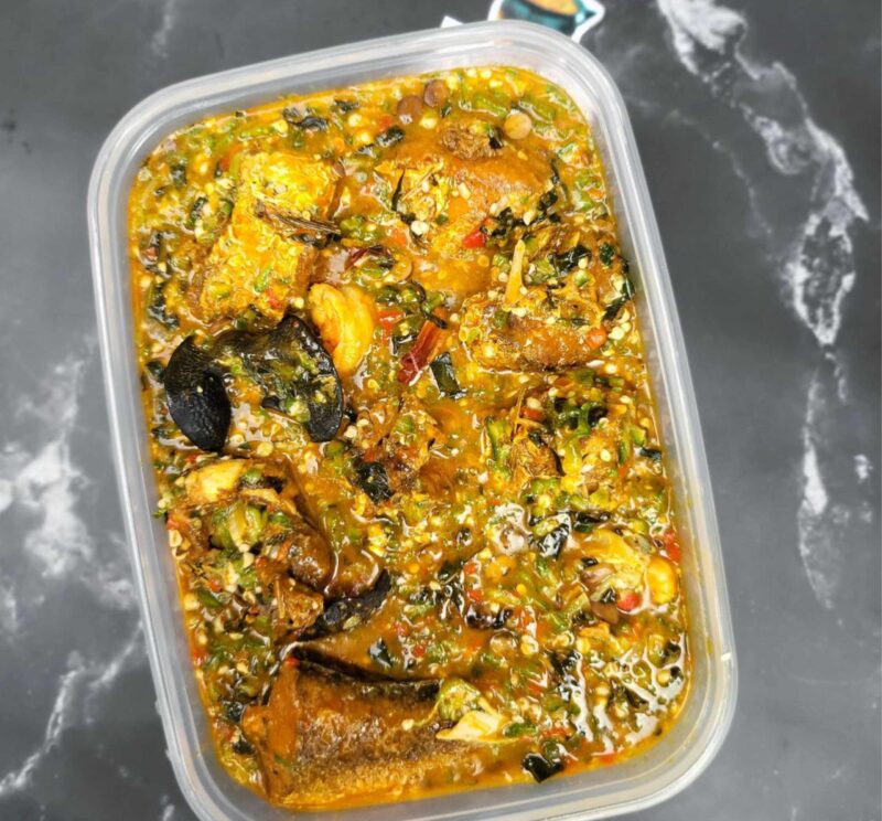Okro Soup In Bowls