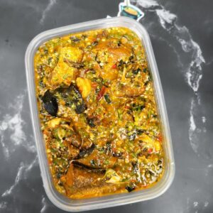 Sea Food Okro Soup Bowl