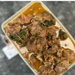 Goatmeat Peppersoup Bowl