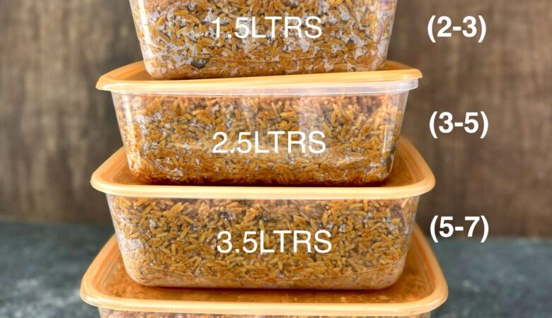 Smokey Jollof Rice Bowl Sizes